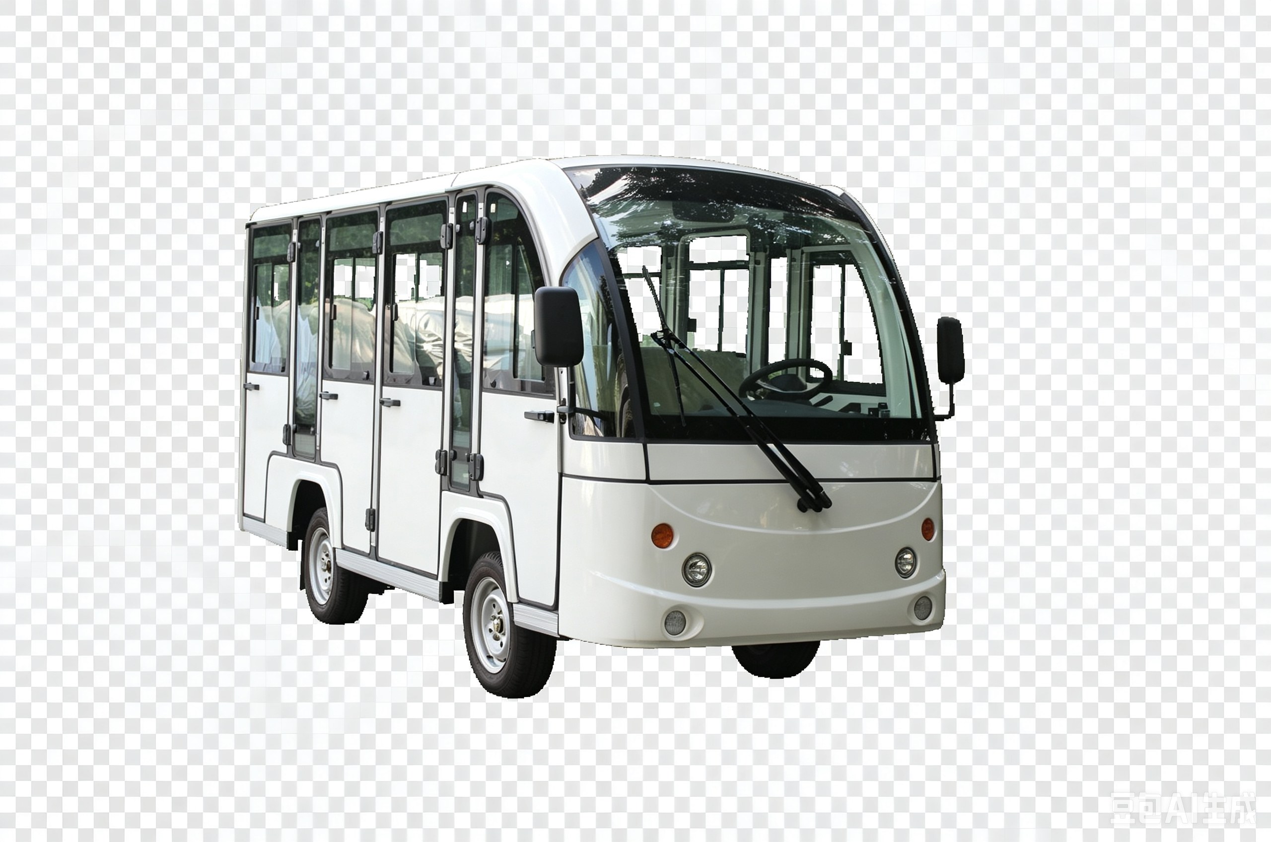 11座带门电动观光车