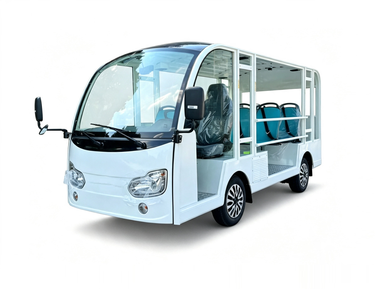 8座开放式燃油观光车